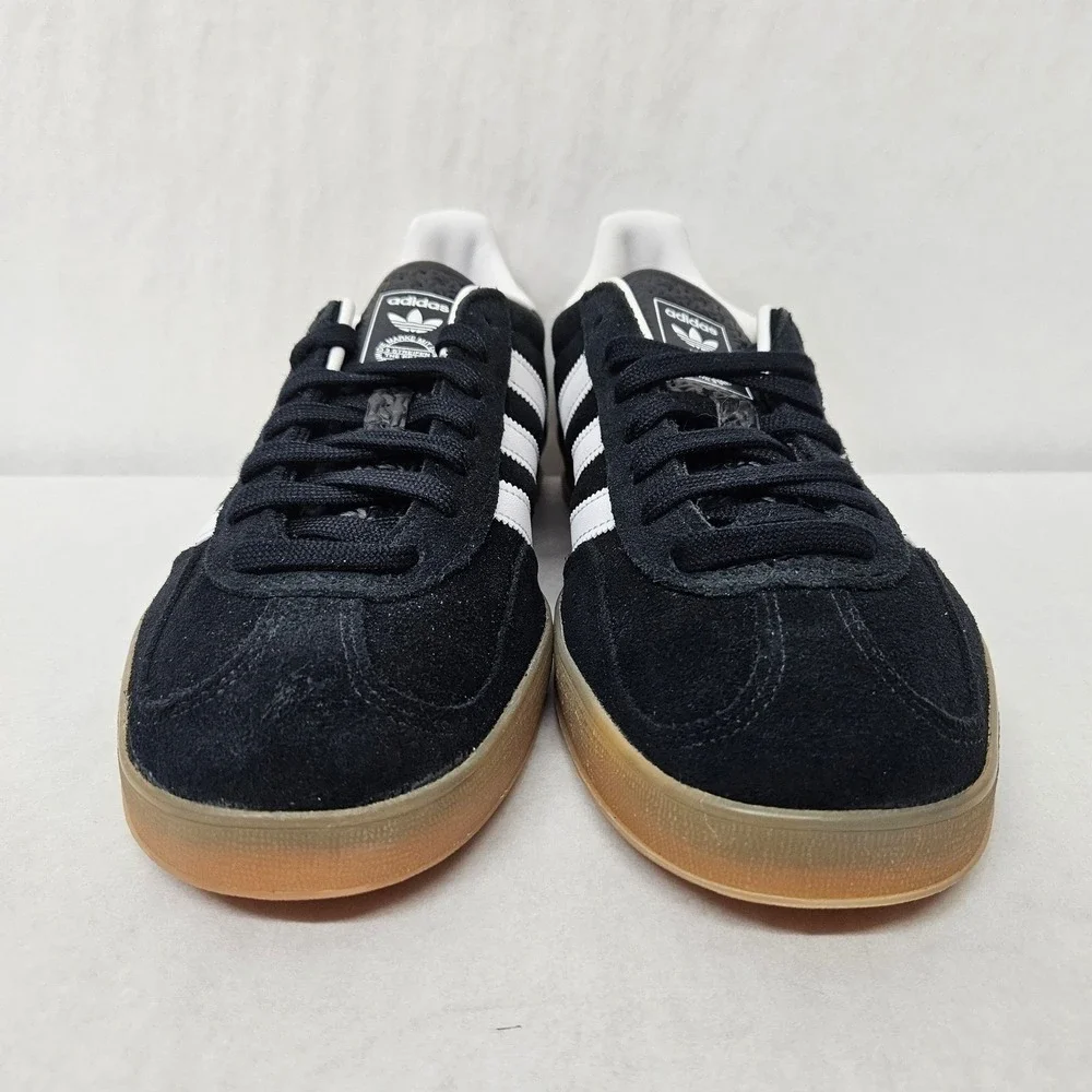 Adidas Gazelle Indoor Casual‎ Sneakers JI2060 Core Black White Gum Men Size 9